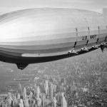 Emergency Landing At Long Island by Blimp
